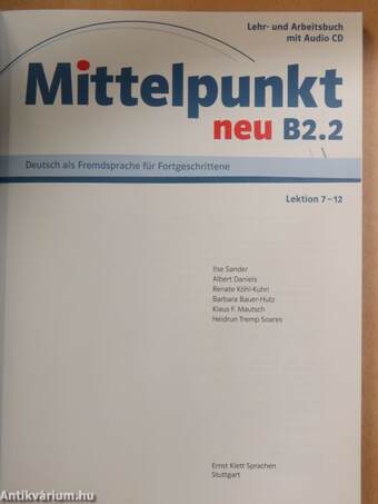 Mittelpunkt neu B2.2 - Lehr- und Arbeitsbuch - CD-vel