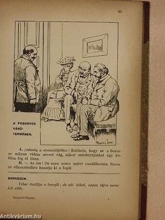 Sanyaró-naptár 1906-ra (rossz állapotú)