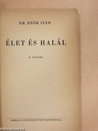 Élet és halál