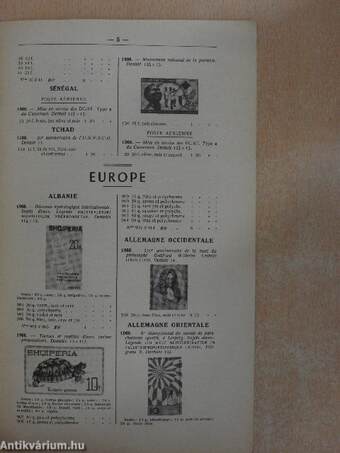 Bulletin mensuel de l'ancienne maison Théodore Champion 25 Septembre 1966