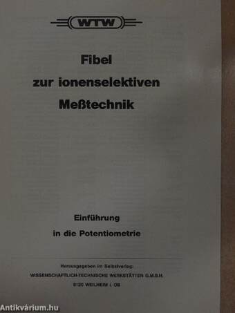 Fibel zur ionenselektiven Messtechnik