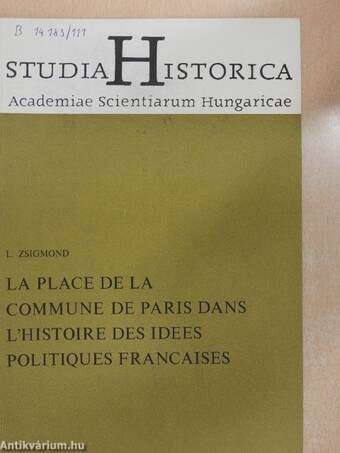 La place de la Commune de Paris dans l'histoire des idées politiques francaises