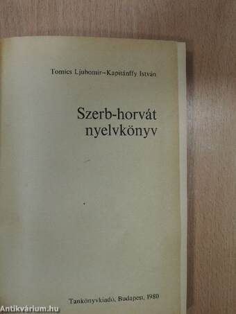 Szerb-horvát nyelvkönyv