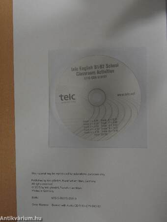 Telc language tests - Classroom Activities English School - CD-vel