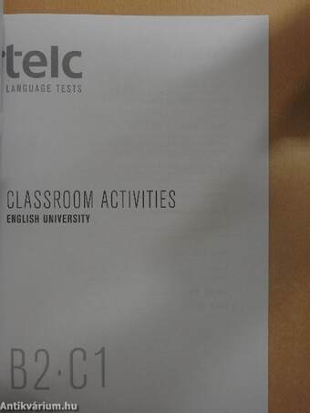 Telc language tests - Classroom Activities English University - CD-vel