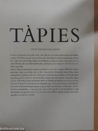 Tápies März-April 71