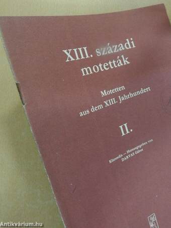 XIII. századi motetták II.