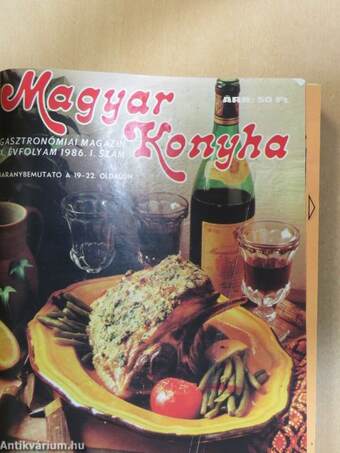 Magyar Konyha 1986-1988. (vegyes számok) (9 db)