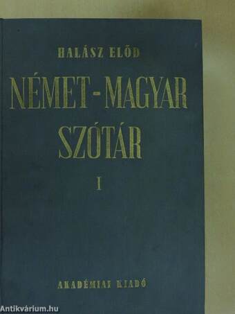 Német-magyar szótár I-II.