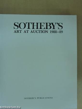 Sotheby's Art at Auction 1988-89