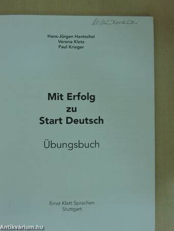 Mit Erfolg zu Start Deutsch - Übungsbuch