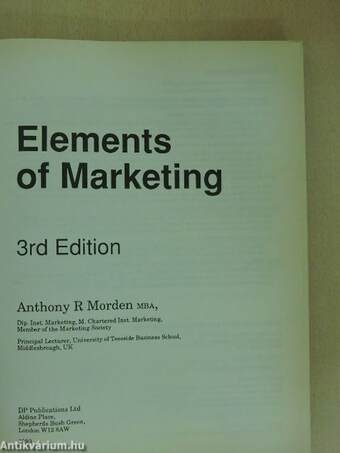 Elements of Marketing