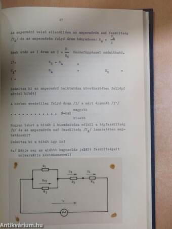 Elektrotechnika laboratórium tanulmányterve