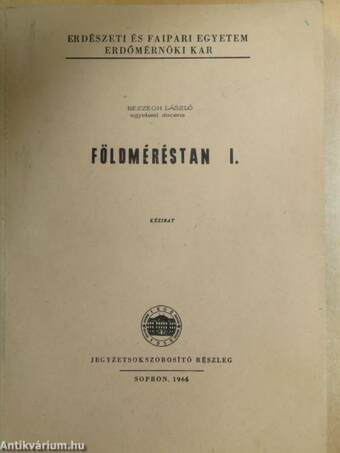 Földméréstan I.