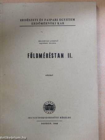 Földméréstan II.