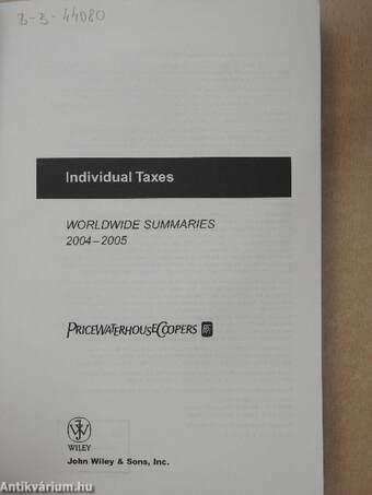 Individual Taxes