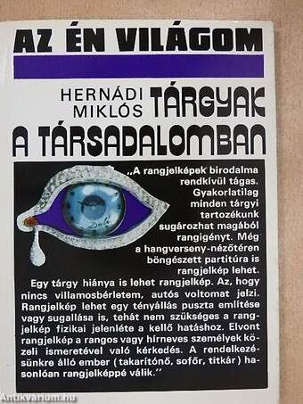 Tárgyak a társadalomban