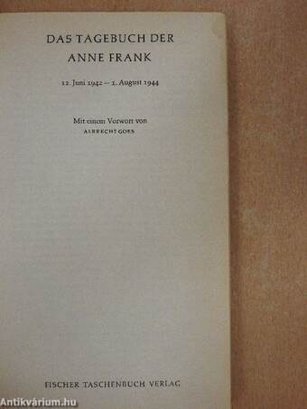 Das Tagebuch der Anne Frank