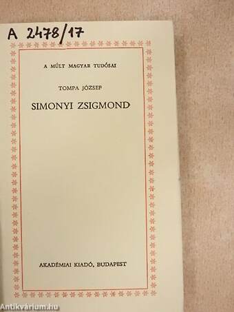Simonyi Zsigmond