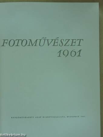 Magyar fotoművészet 1961