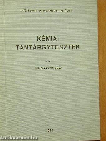 Kémiai tantárgytesztek