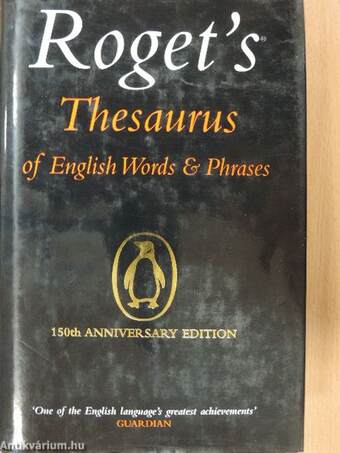 Roget's Thesaurus of English Words and Phrases