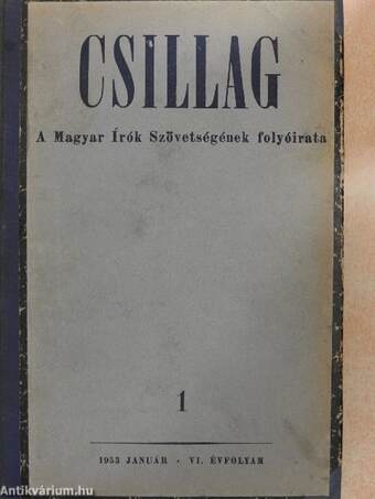 Csillag 1953. (nem teljes évfolyam) I-II.