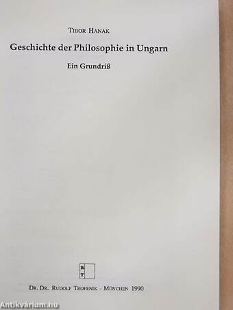 Geschichte der Philosophie in Ungarn