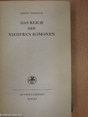 Das Reich der Niederen Dämonen