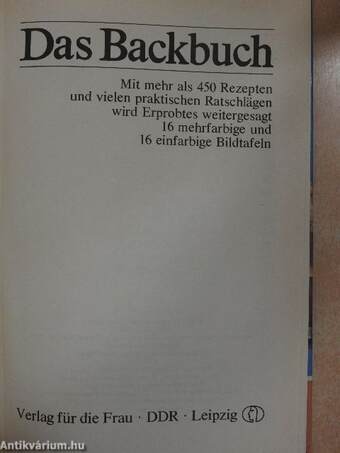 Das Backbuch