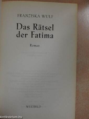 Das Rätsel der Fatima