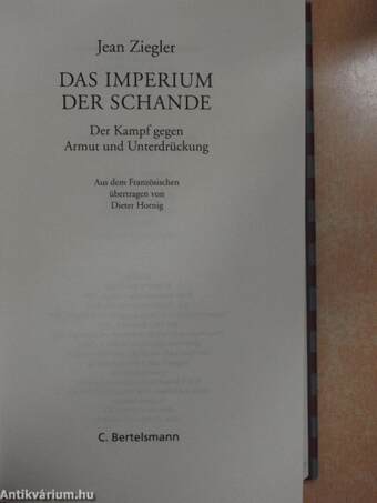 Das Imperium der Schande