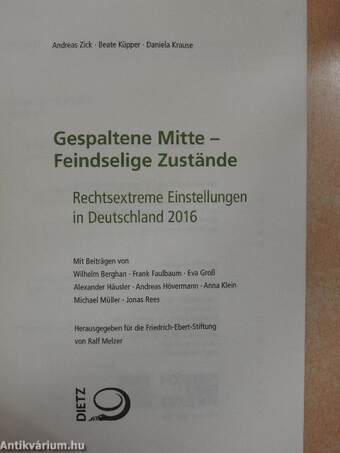 Gespaltene Mitte - Feindselige Zustände