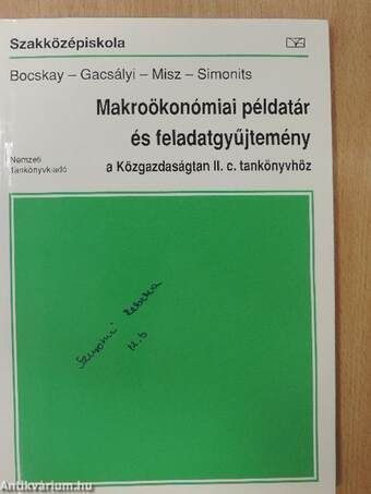 Makroökonómiai példatár és feladatgyűjtemény