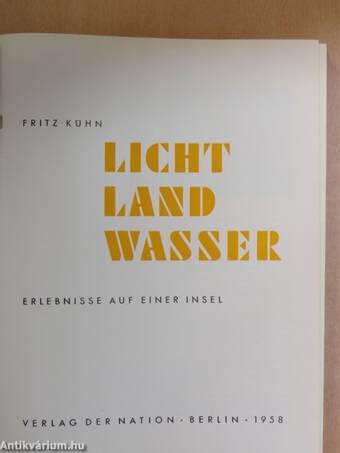 Licht Land Wasser