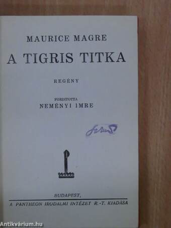 A tigris titka