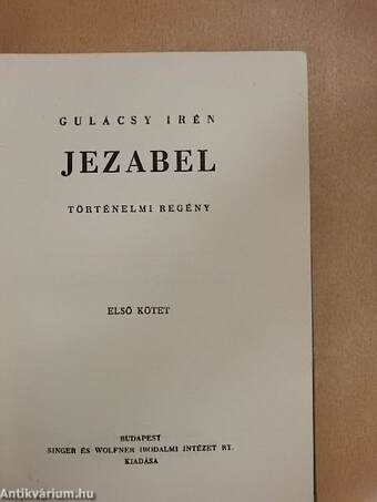 Jezabel I-II.