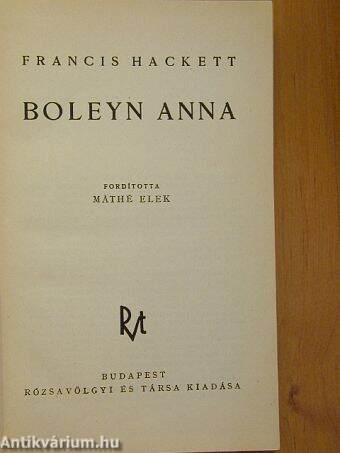 Boleyn Anna