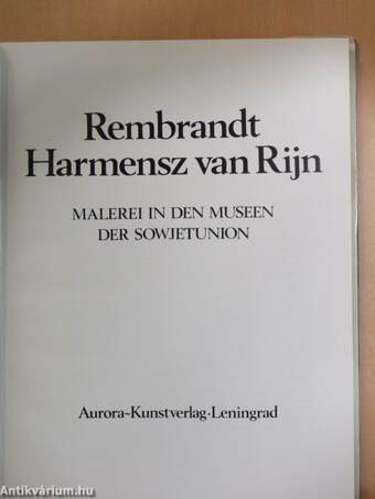 Rembrandt Harmensz van Rijn