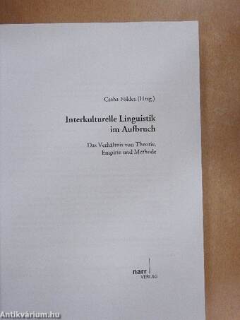 Interkulturelle Linguistik im Aufbruch