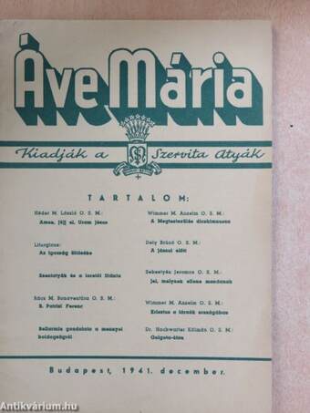 Áve Mária 1941. december