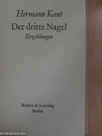 Der dritte Nagel