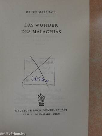 Das Wunder des Malachias