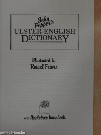 John Pepper's Ulster-English Dictionary