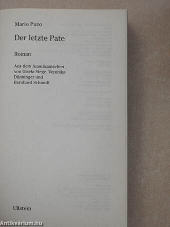 Der letzte Pate