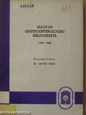 Magyar gastroenterologiai bibliográfia