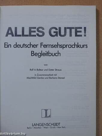 Alles Gute! - Begleitbuch