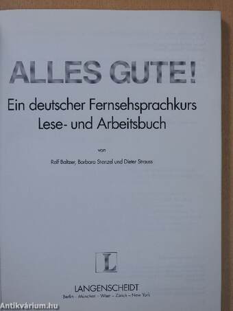 Alles Gute! - Lese- und Arbeitsbuch