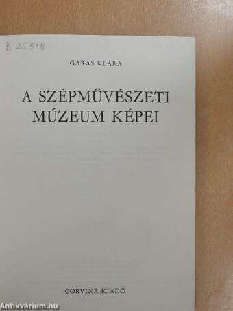 A Szépművészeti Múzeum képei