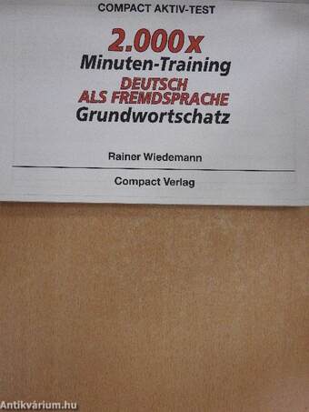 2.000 x Minuten-Training, Deutsch als Fremdsprache Grundwortschatz